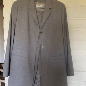 Peserico grey wool suit size 44 or US 8